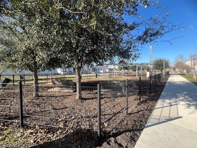 surrounding community with fence