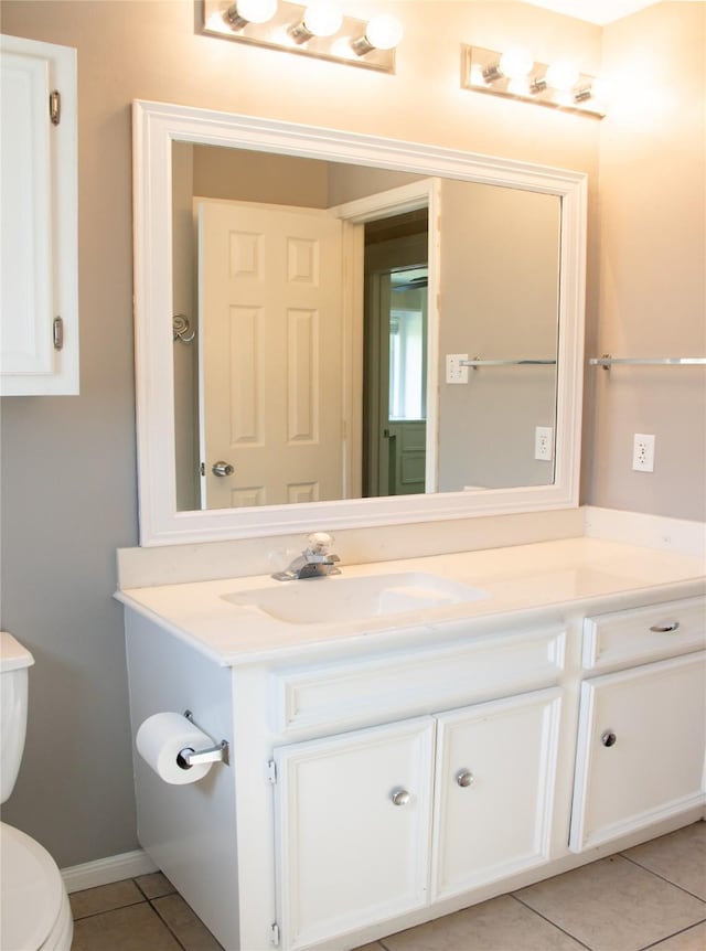 234 Fantasy Ln, Montgomery, TX 77356 - half bath with tile patterned flooring and vanity