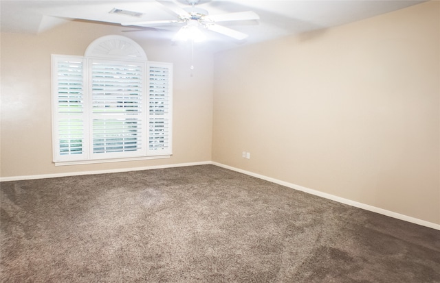 234 Fantasy Ln, Montgomery, TX 77356 - spare room featuring carpet flooring and ceiling fan