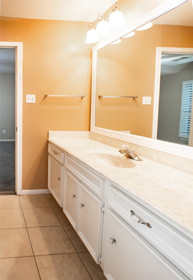 234 Fantasy Ln, Montgomery, TX 77356 - bathroom featuring vanity and tile patterned floors
