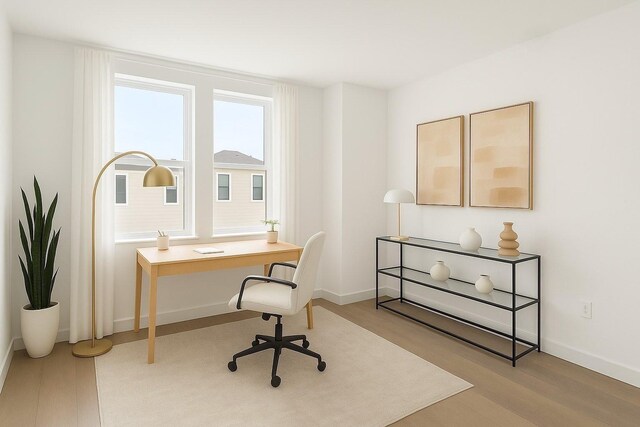 3824 Wilmer St, Houston, TX 77003 - office space featuring baseboards and wood finished floors
