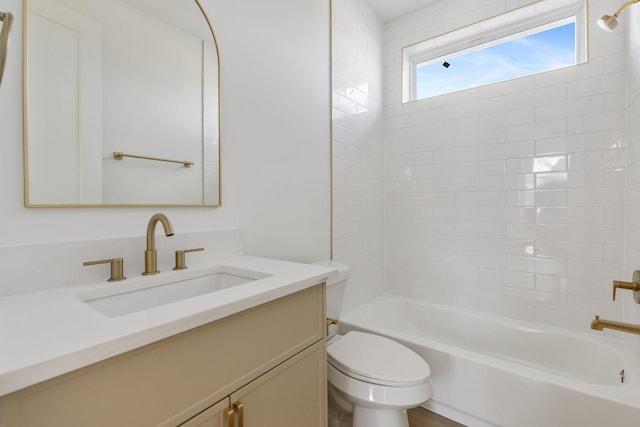 3826 Wilmer St, Houston, TX 77003 - full bath with vanity, toilet, and bathing tub / shower combination