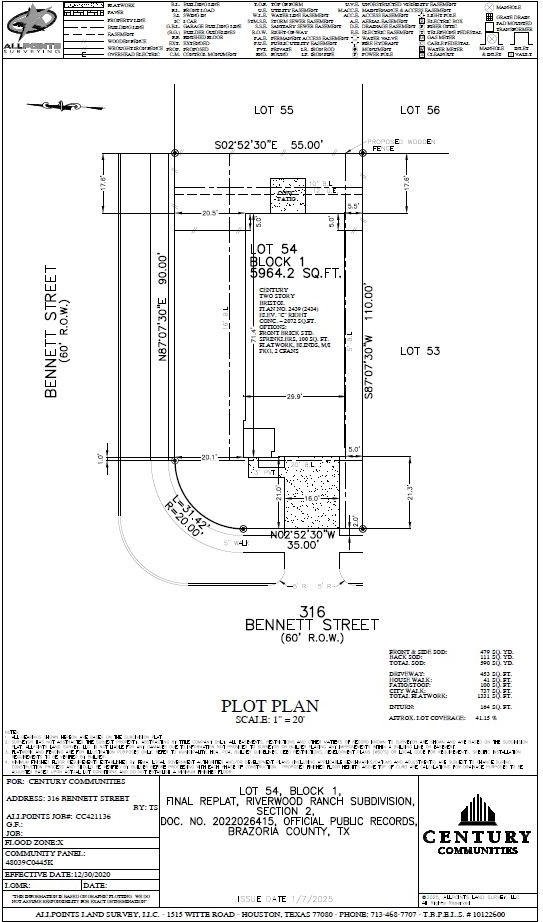316 Bennett St, Angleton, TX 77515 - map location
