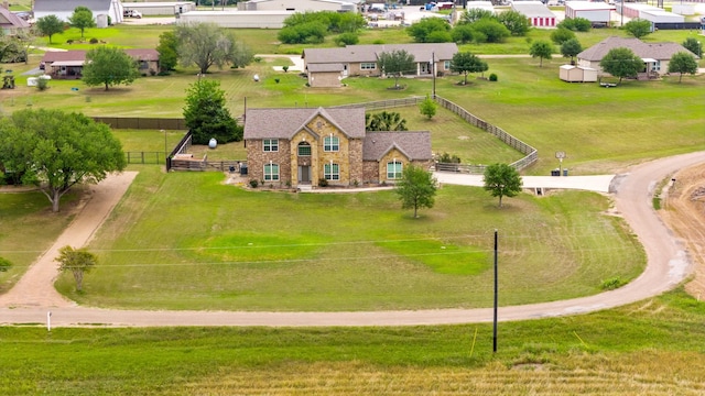 bird's eye view featuring a residential view