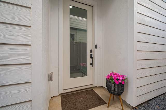 view of property entrance