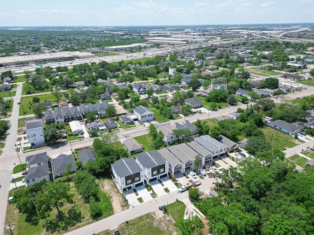 bird's eye view featuring a residential view