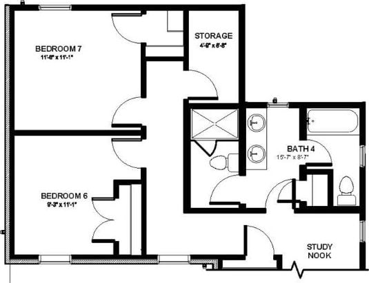7914 Ludington, Houston, TX 77071 - view of layout