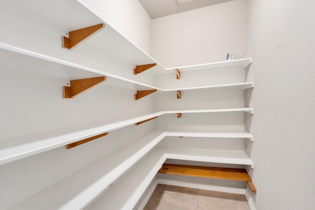 view of pantry