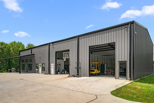 view of outbuilding with an outdoor structure
