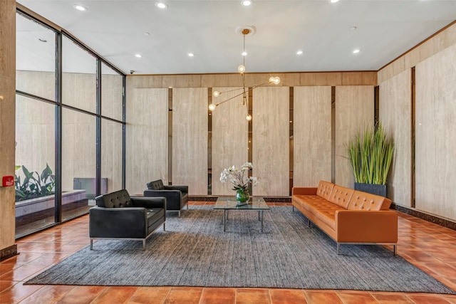 view of community lobby