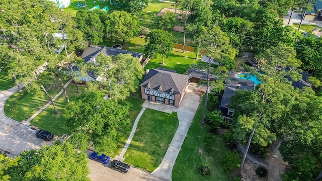 6015 Allentown Dr, Spring, TX 77389 - bird's eye view