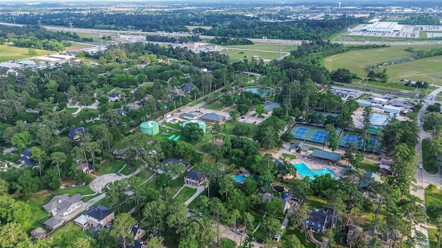6015 Allentown Dr, Spring, TX 77389 - aerial view of property's location with a tree filled landscape