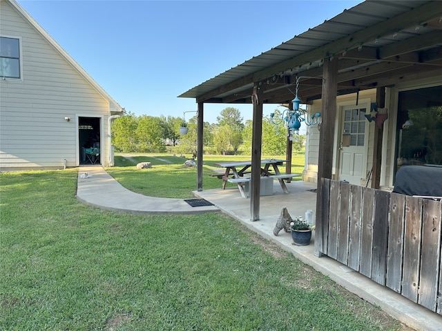 15395 Kitty Hawk Dr, Waller, TX 77484 - view of yard featuring a patio