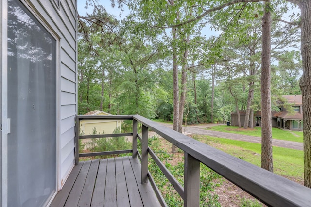 view of deck