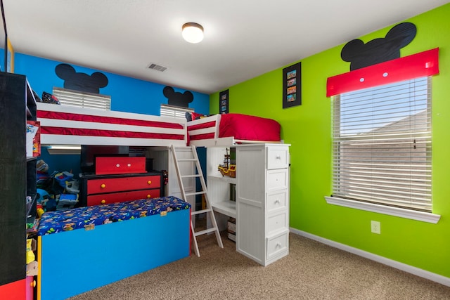 13207 Davenport Hills Ln, Humble, TX 77346 - carpeted bedroom with baseboards and visible vents