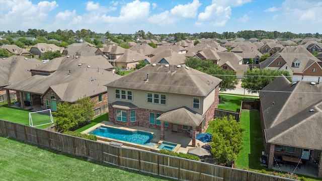 exterior space with a residential view