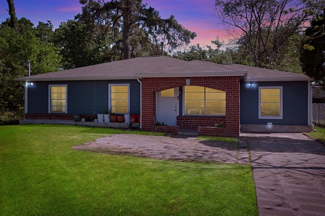 4506 Boicewood St, Houston, TX 77016 - view of front of house featuring a front lawn and brick siding