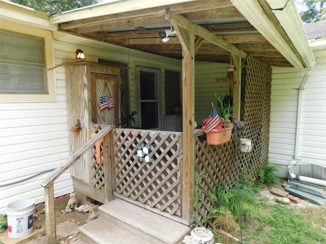 view of entrance to property