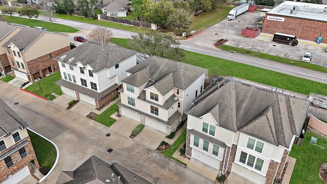 7818 Stoneyway Dr, Houston, TX 77040 - bird's eye view with a residential view