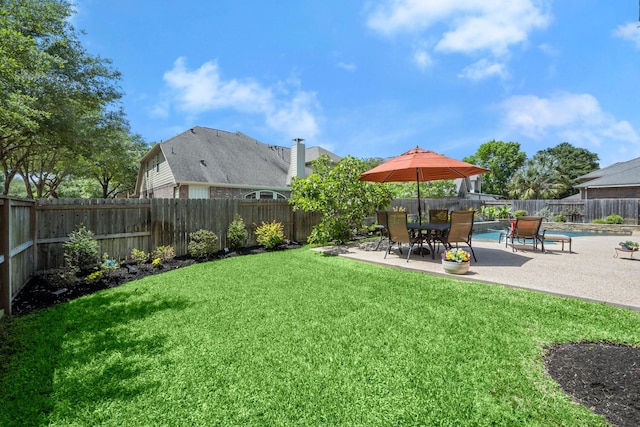 24636 Hosford Meadows Dr, Porter, TX 77365 - view of yard with a patio area and a fenced backyard