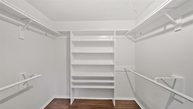 9831 Sagequeen Dr, Houston, TX 77089 - walk in closet featuring dark wood finished floors