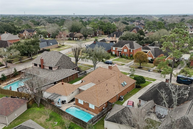 2104 Olympic Dr, League City, TX 77573 - bird's eye view featuring a residential view