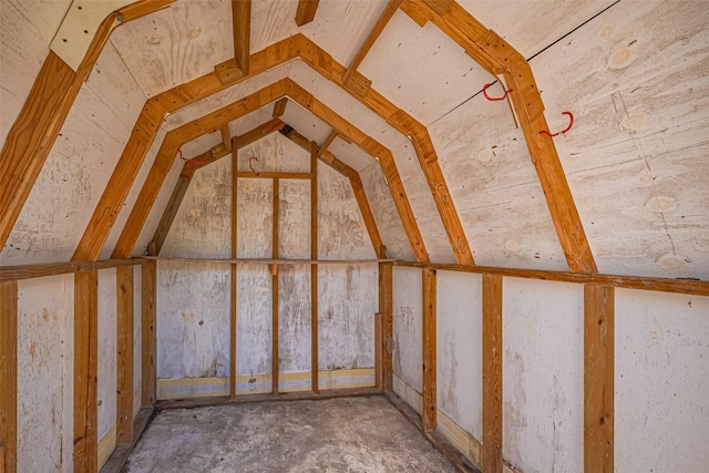 view of storage room