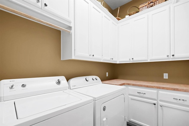 4304 Newcastle Ct, Bryan, TX 77802 - washroom featuring washer and clothes dryer and cabinet space