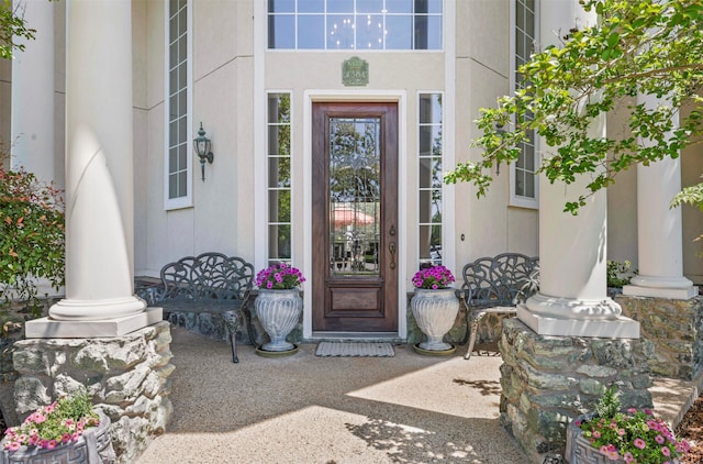 4304 Newcastle Ct, Bryan, TX 77802 - entrance to property with stucco siding