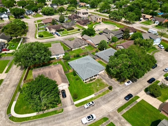 1814 Cliffdale Dr, Missouri City, TX 77489 - birds eye view of property featuring a residential view