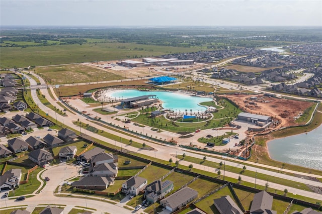546 Long Beach Bay Dr, Katy, TX 77493 - aerial view with a water view