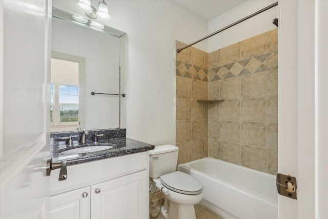 91 Sidney St, Houston, TX 77003 - bathroom featuring toilet, vanity, and  shower combination