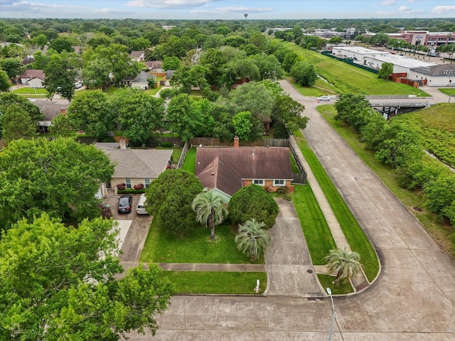 birds eye view of property featuring a residential view