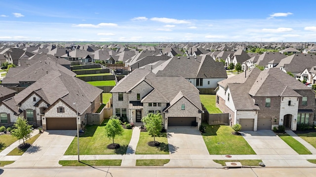 drone / aerial view featuring a residential view