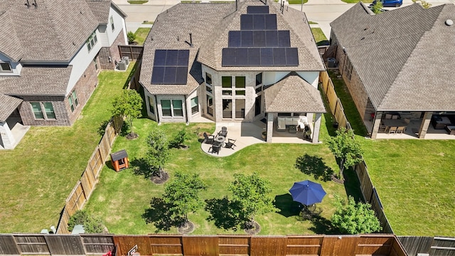 drone / aerial view