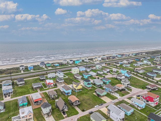 23001 Fresca St, Galveston, TX 77554 - aerial perspective of suburban area featuring a nearby body of water