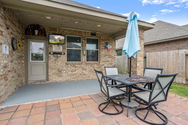 16231 Westley Ridge Dr, Hockley, TX 77447 - view of patio with outdoor dining space