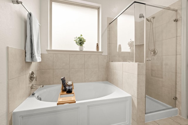 16231 Westley Ridge Dr, Hockley, TX 77447 - full bath featuring a stall shower and a bath