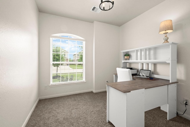 16231 Westley Ridge Dr, Hockley, TX 77447 - carpeted office with baseboards