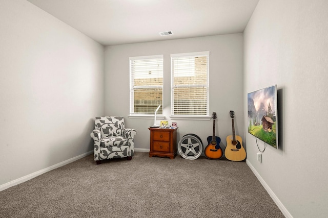 16231 Westley Ridge Dr, Hockley, TX 77447 - living area with carpet floors and baseboards
