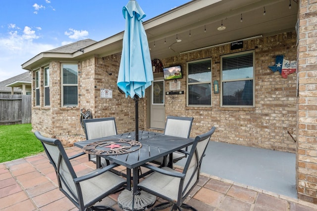 16231 Westley Ridge Dr, Hockley, TX 77447 - view of patio / terrace with outdoor dining space