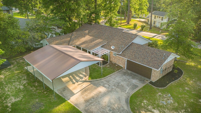 aerial view