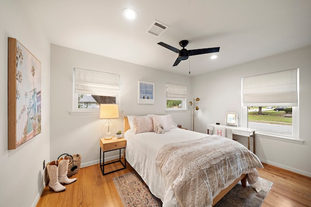5301 Nina Lee Ln, Houston, TX 77092 - bedroom with baseboards, multiple windows, and recessed lighting
