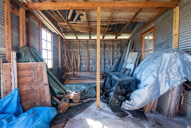 5606 S US Highway 77, Warda, TX 78960 - miscellaneous room featuring concrete flooring