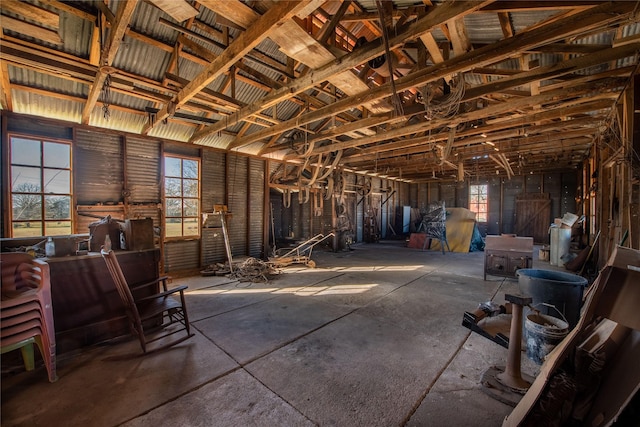5606 S US Highway 77, Warda, TX 78960 - misc room with vaulted ceiling