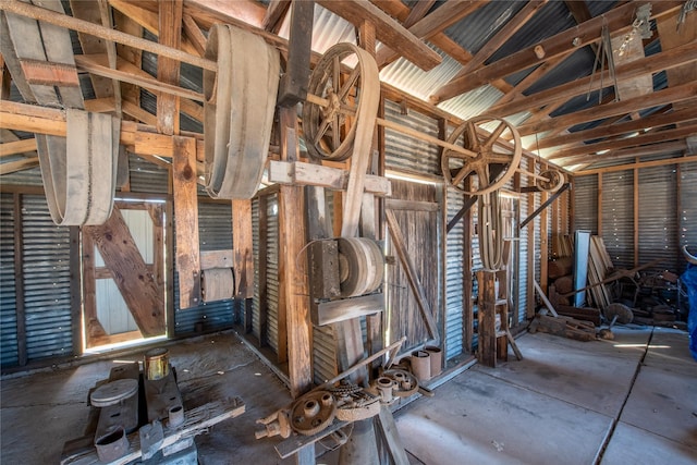 5606 S US Highway 77, Warda, TX 78960 - miscellaneous room with lofted ceiling