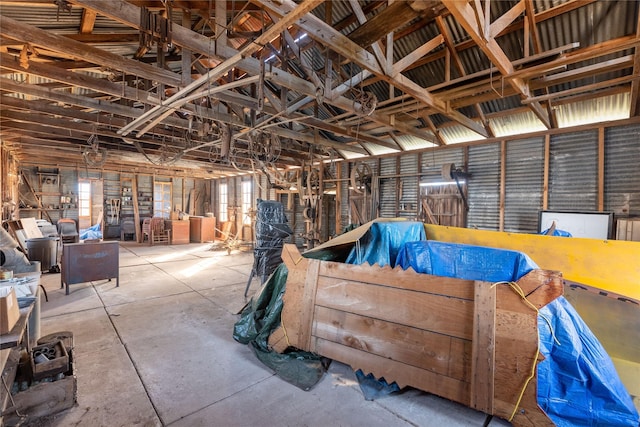 5606 S US Highway 77, Warda, TX 78960 - interior space featuring unfinished concrete flooring