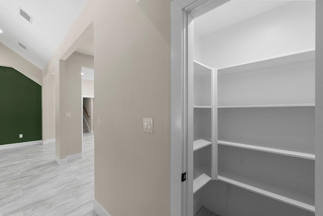 storage area featuring visible vents