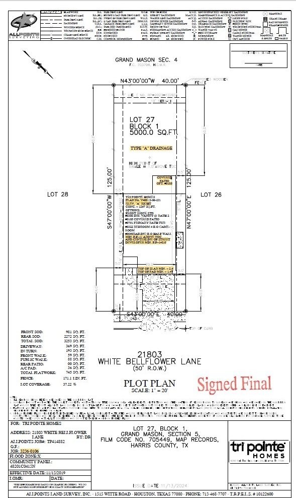 21803 White Bellflower Ln, Cypress, TX 77433 - map