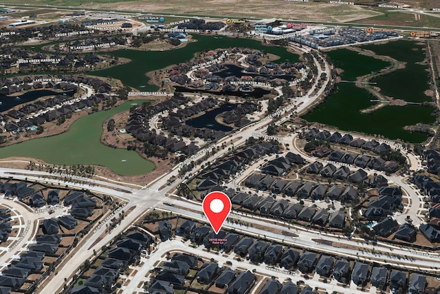 29119 Marina Point Ln, Fulshear, TX 77441 - aerial overview of property's location with a nearby body of water